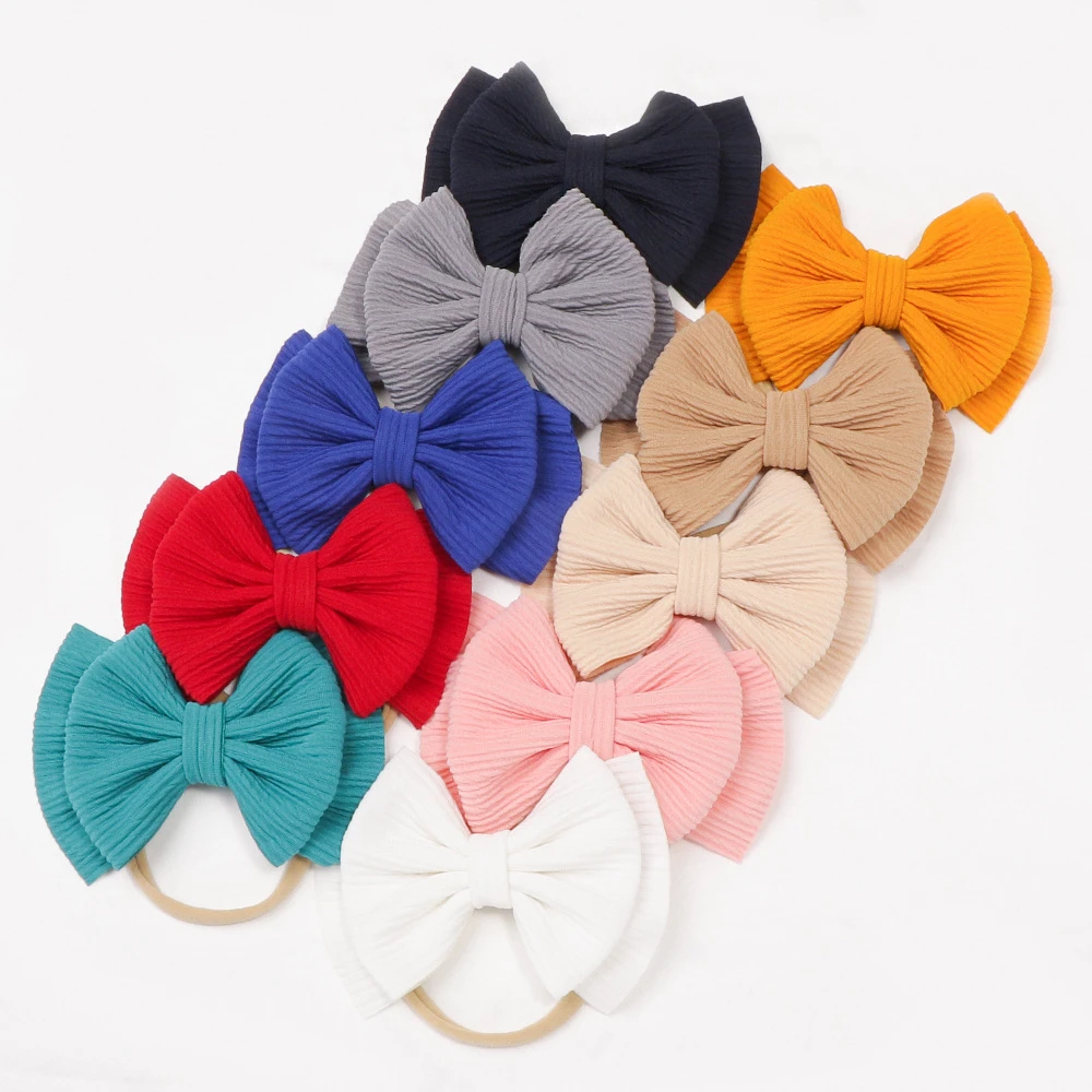 Baby Girl Headband Infant Hair Accessories Bowknot Band Big Bowknot Newborn Headwear Tiara Headwrap Gift Toddlers Bandage Ribbon hair accessories hair bands hair ribbon accessories hair headband accessories baby headband set
