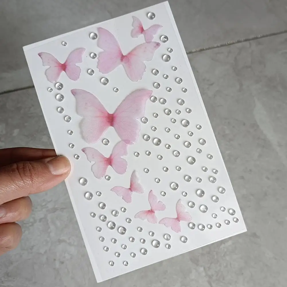 

Photo-realistic Face Sticker Butterfly Face Stickers Ornamental Eye Makeup Accessory for Parties Festivals Self-adhesive Thin
