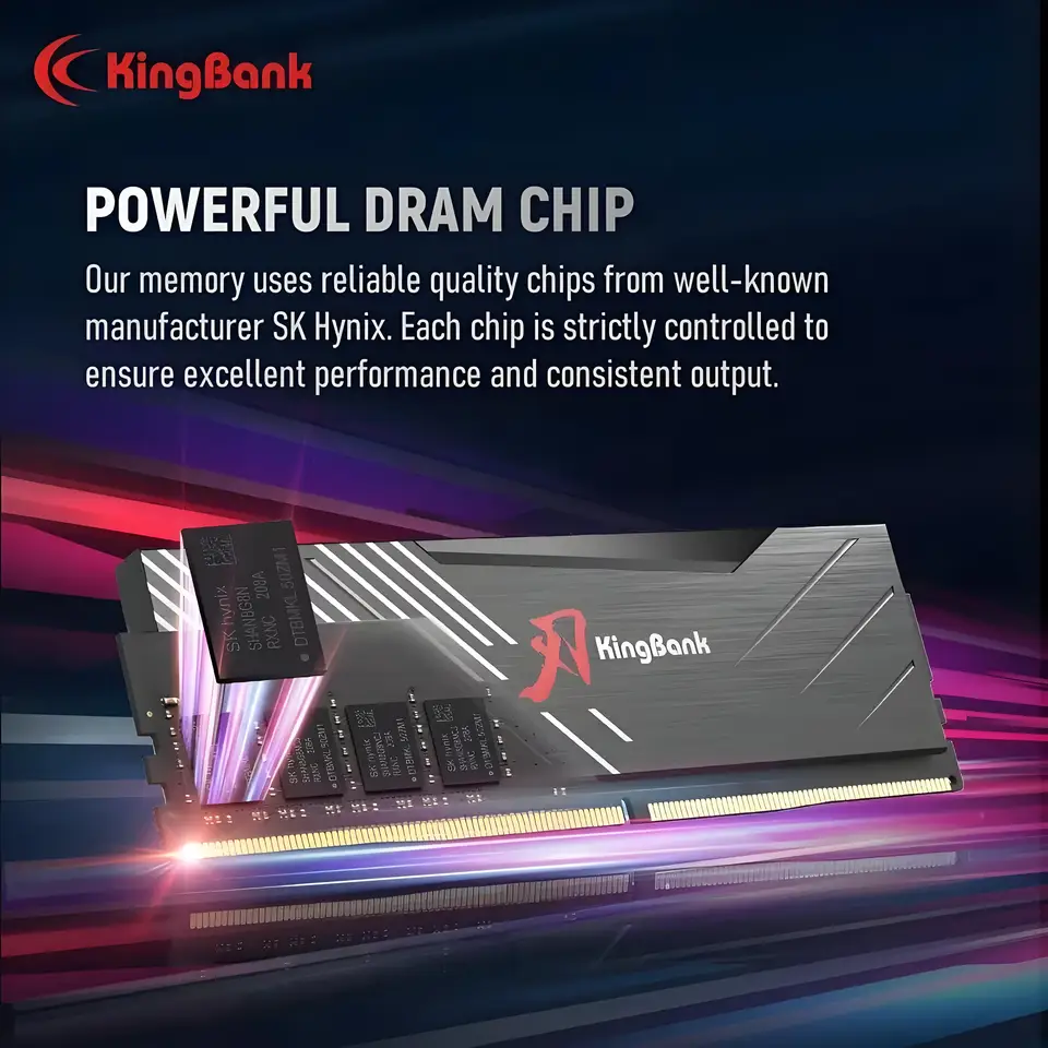 キングバンク DDR5 16GB×2 32GB×2 RAM 6000MHz 6400MHz 6800MHz