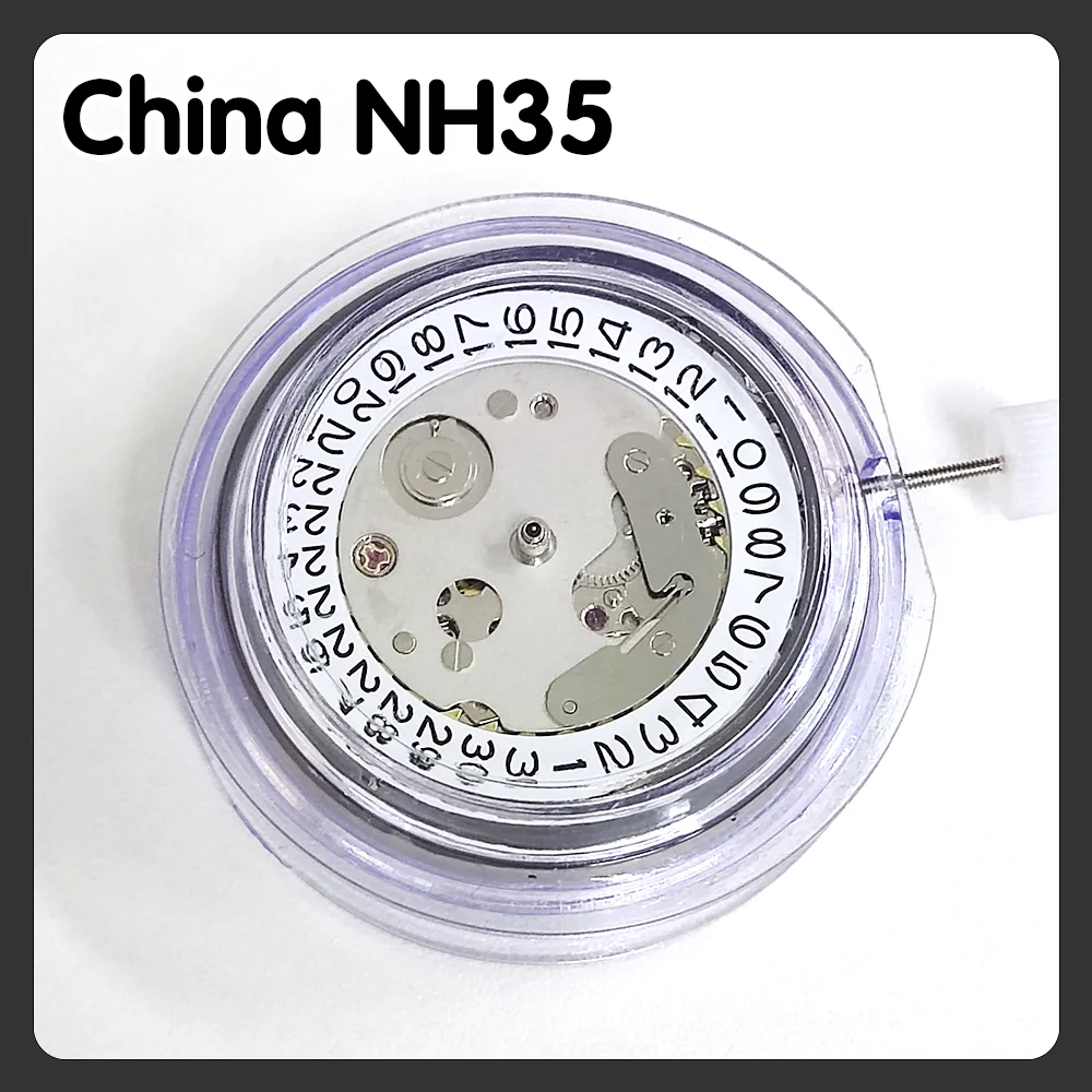 NH35 무브먼트 중국산 무브먼트 시계 부품 교체 부품 오토매틱 무브먼트 기계식 무브먼트 화이트 데이트 무브먼트 중국산 NH35