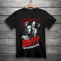 Buffy The Vampire Slayer Demons, Darkness, Dangerous Women! T-Shirt Black S-3XL 1