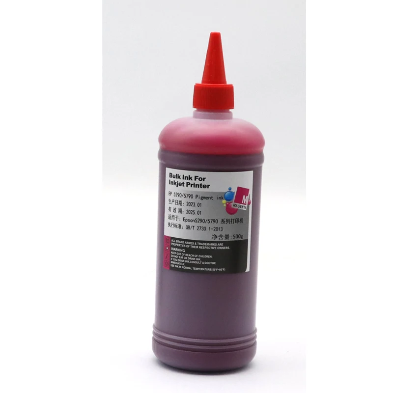 Tinta do Pigmento para Epson Workforce Pro T9461 T9451 T9441 wf C5790 C5710 C5290 C5210 T945 T946 T944 T9481 T902xl Novo 500ml - Imagem 6