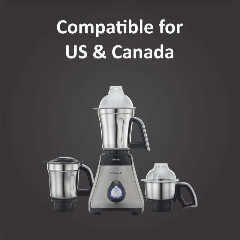 Preethi Mixer Grinder, 13 x 8.6 x 12.5 inches, Black, Silver 5