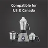 Preethi Mixer Grinder, 13 x 8.6 x 12.5 inches, Black, Silver 5