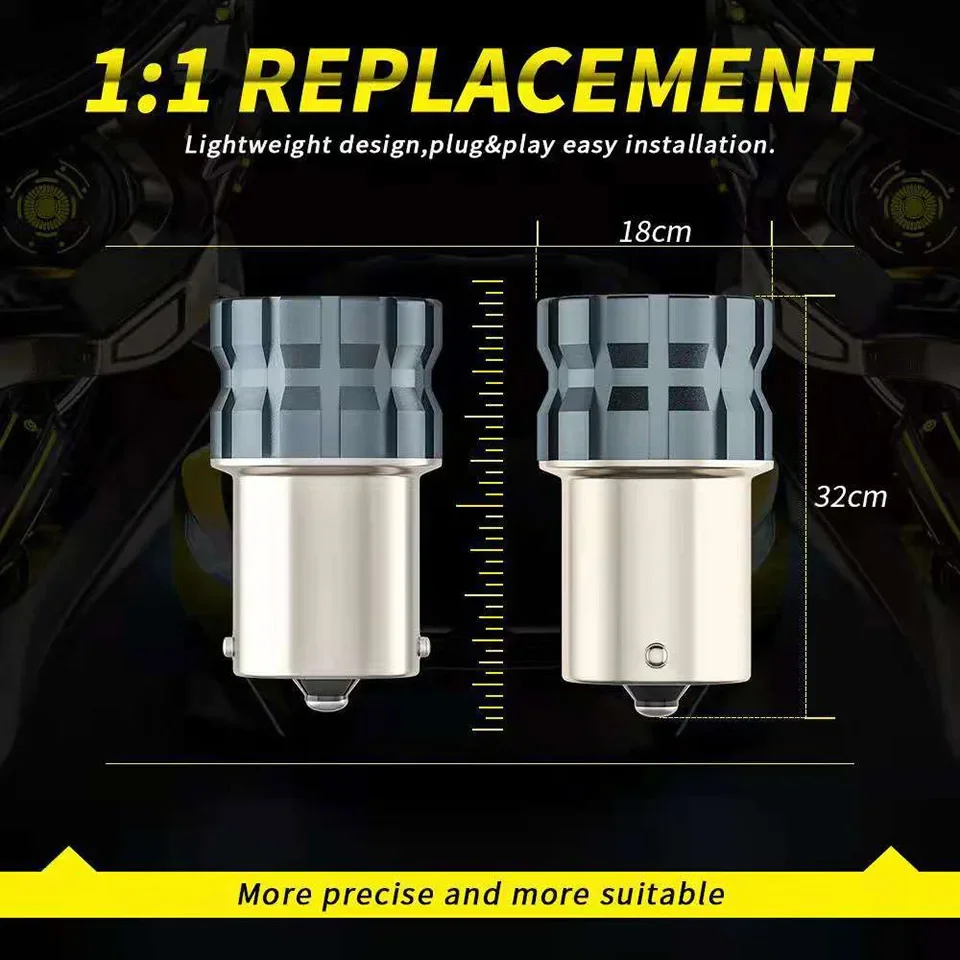 

2X 1156 LED P21W 5W W21W 1157 7440 Ba15s Bay15D T20 Car Light Auto Reverse Parking Lamp DRL Bulb White Drop Shipping Supported