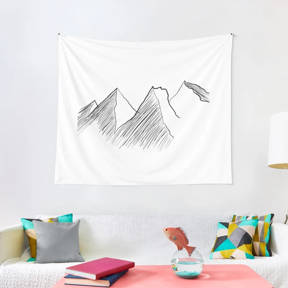 

Minimalist mountains Tapestry Bedroom Decoration Decoration Room Tapestry