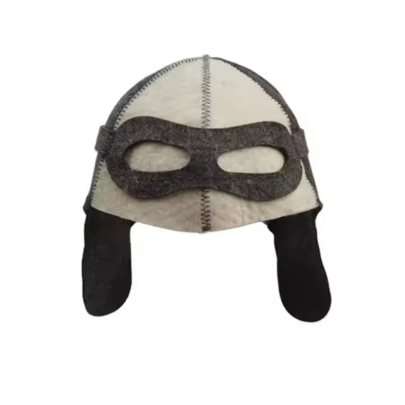 Natural wool felt sauna hat cap russian banya hat for men and women 2