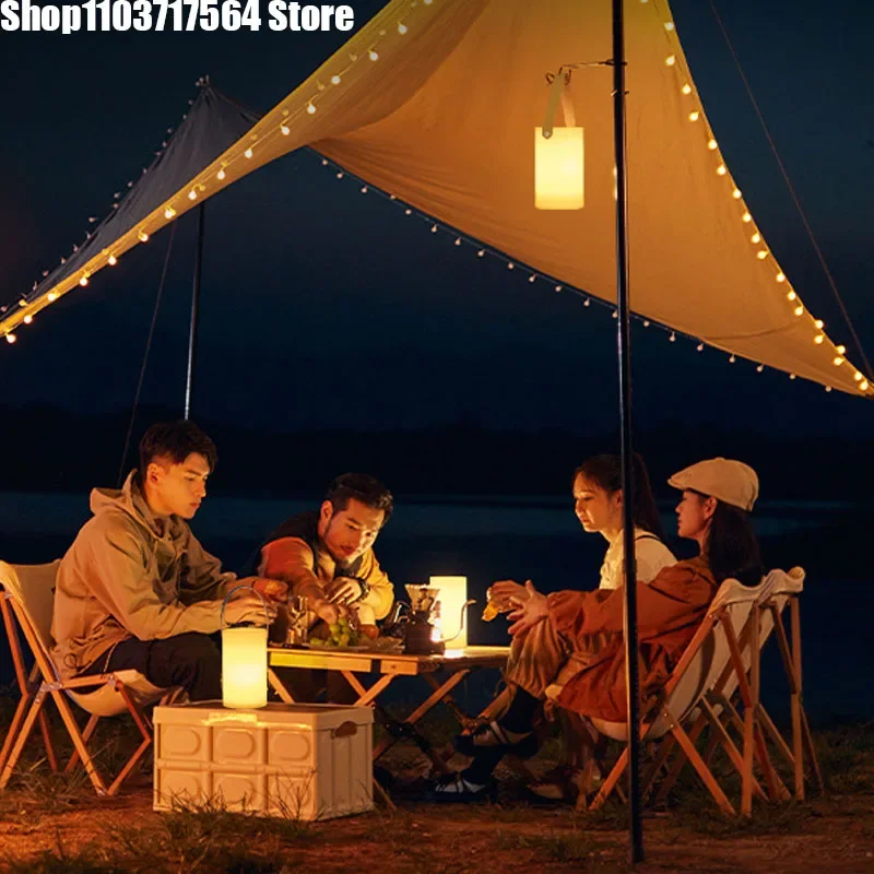 

LED camping light Outdoor charging camp light Hand lamp tent lamp decorative atmosphere table lamp camping sim