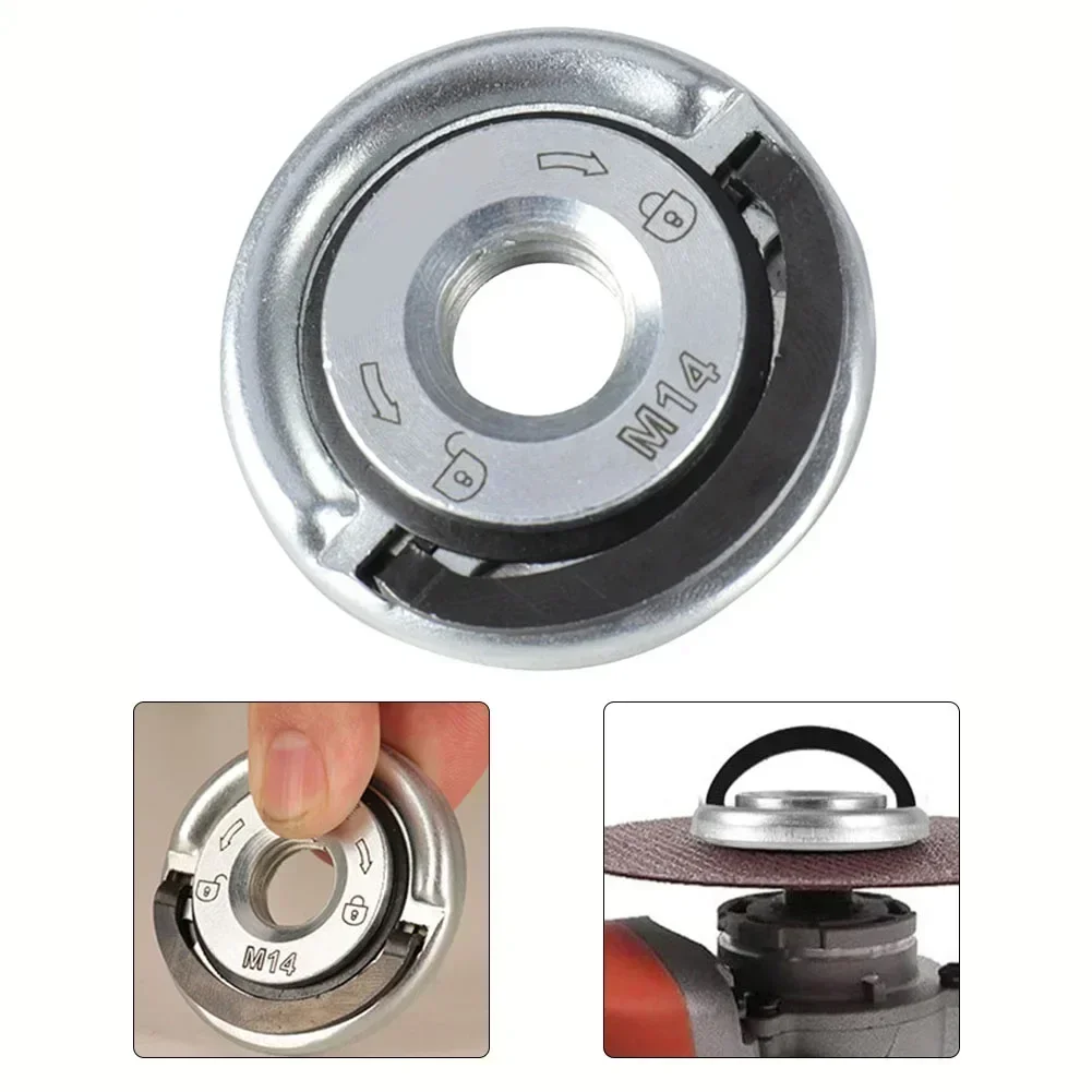 

For Disks Flange Diamond Power Grinding Nut Chuck Release Plate Wheels Self-locking Pressing Power Tool Quick Cutting
