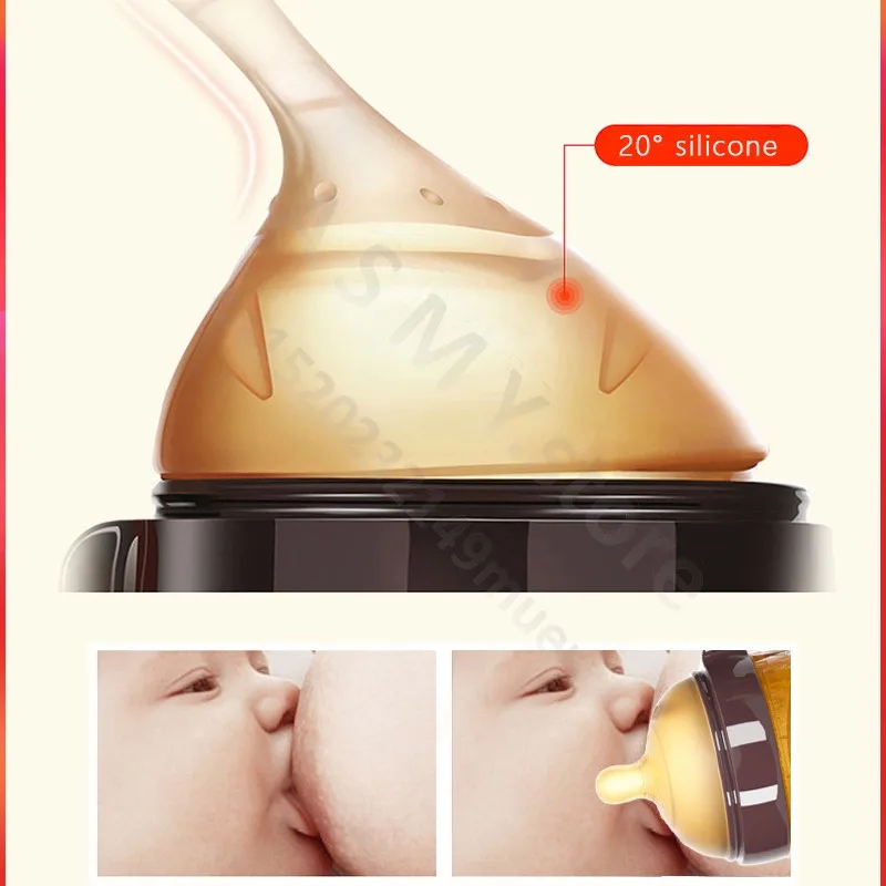 Anti-flatulence newborn baby bottle/180ML 300ML PPSU large-capacity bottle/wide-mouth BPA-free/baby drinking glass 3