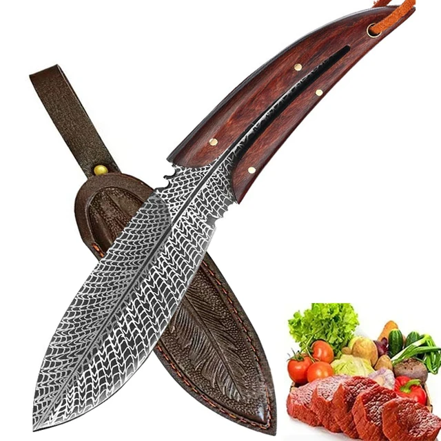 麺切り包丁 ステンレス鋼 木製ハンドル 麺切り包丁 ステンレス鋼 木製ハンドル 木製ハンドル付きステンレス鋼