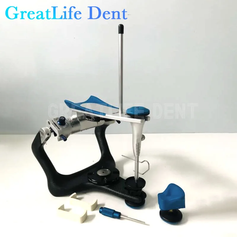 GreatLife Dental Lab Carbon Fibre Articulators Fully Adjustable Accurate Plaster Model Facebow Kit Compatible with Amann System
