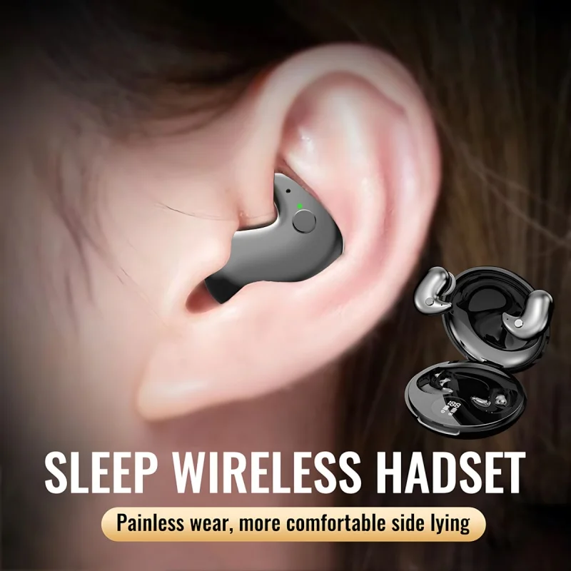 B13 Bluetooth Sleep Earphones Wireless Headset 5.3 With Comfortable Wearing Touch Control Headphone For All Mobile Phone_voghion.com