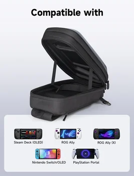 JSAUX Sling Bag for ROG Ally X, Carrying Case with EVA Hard Shell, Double-layer Bag For ROG Ally X Cross Body Bag for Travel 2 JSAUX Sling Bag for ROG Ally X, Carrying Case with EVA Hard Shell, Double-layer Bag For ROG Ally X Cross Body Bag for Travel 2