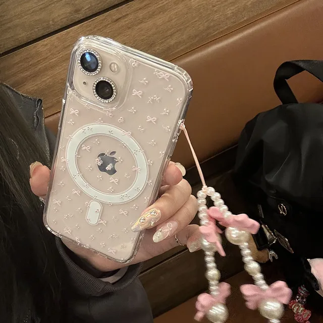 back cover phone case with chain holder