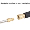 High Pressure Cleaning Machine Car Wash Water Gun Extension Rod Elbow Nozzle Cleaning Fan-shaped Air Conditioning Car Parts 4