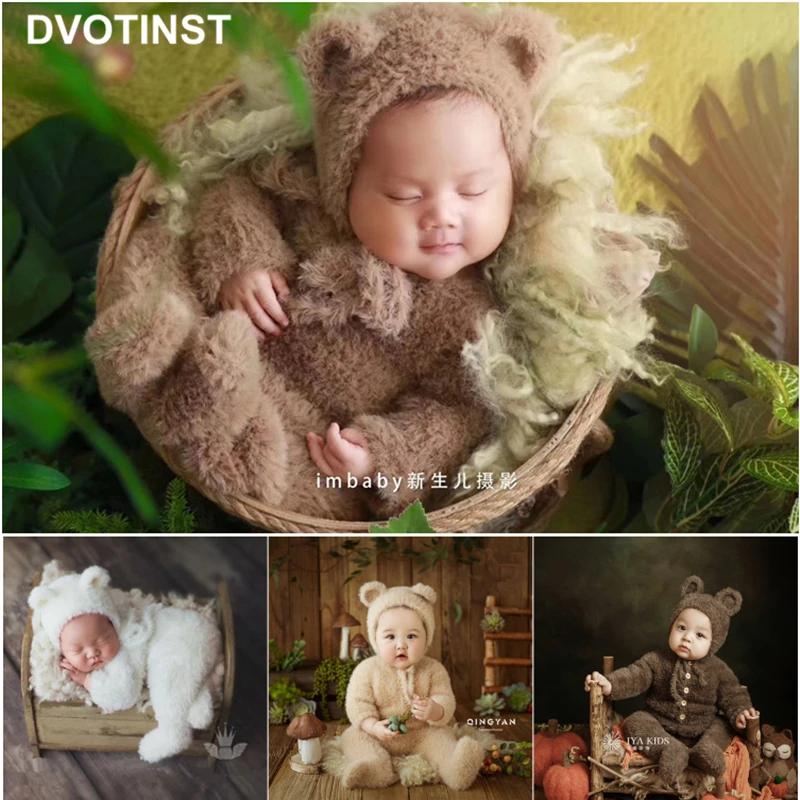 Dvotinst детский реквизит для фотосъемки новорожденных Мягкая трикотажная Милая