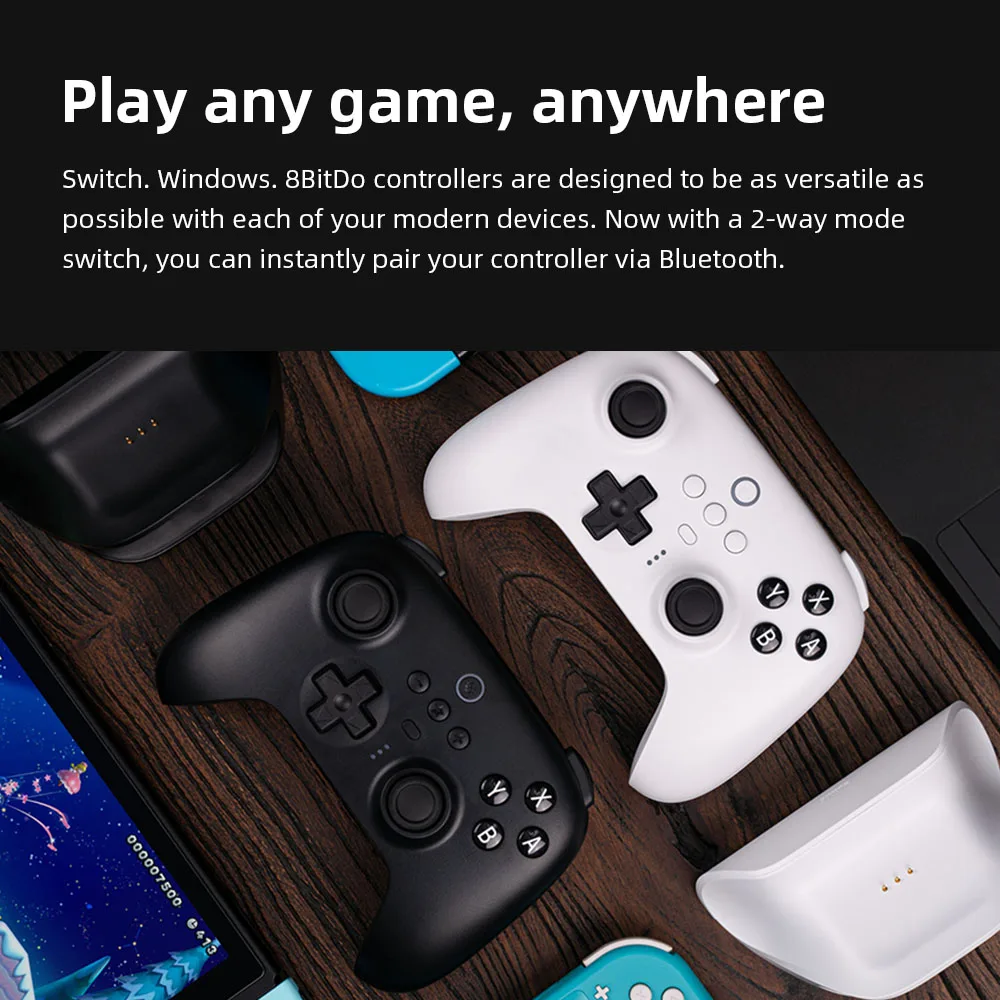 8BitDo Ƽ    Ʈѷ, ٵ ġ  PC,  10/11,  ũ  ũ 