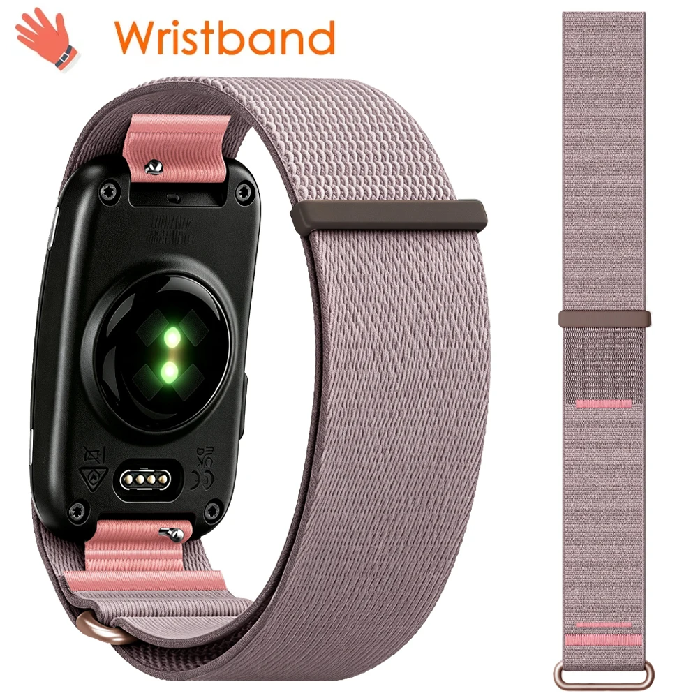 Sport Nylon Braided Velcro Loop Watch Strap Bracelet