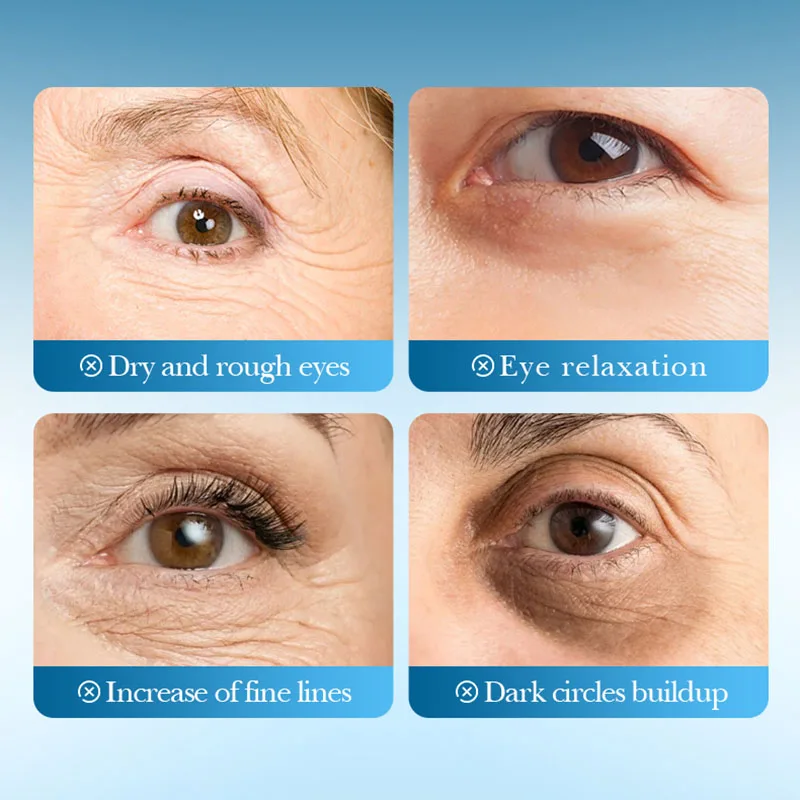 80pcs SADOER Seaweed Crystal collagen Eye Mask Anti Dark Circles Moisturizing Anti-aging Anti Wrinkles Eye Patches Gel Masks