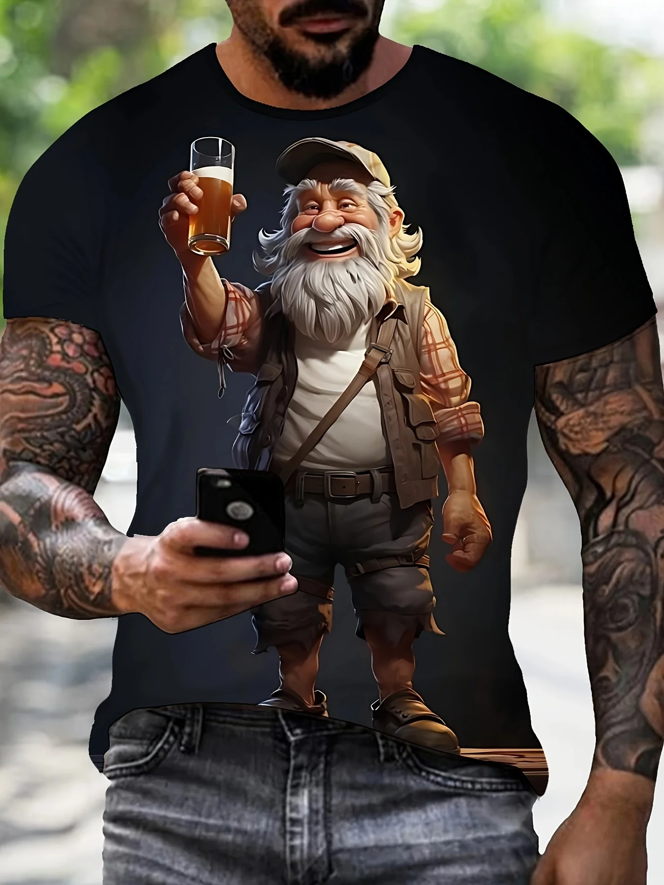 Mustache Graphic T-Shirt, Instantly