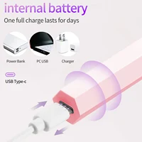 Battery Included Portable Nail Dryer Lamp UV LED Nail Light Quick Drying Light For Curing All Nail Gel Rechargeable Home 2