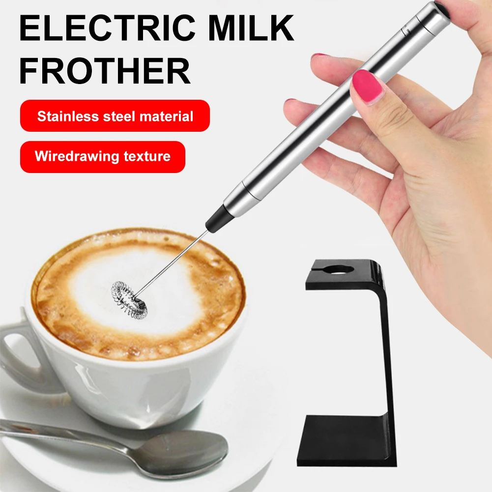 Portable Drink Mixer And Milk Frother Wand Small HandHeld, 50 OFF