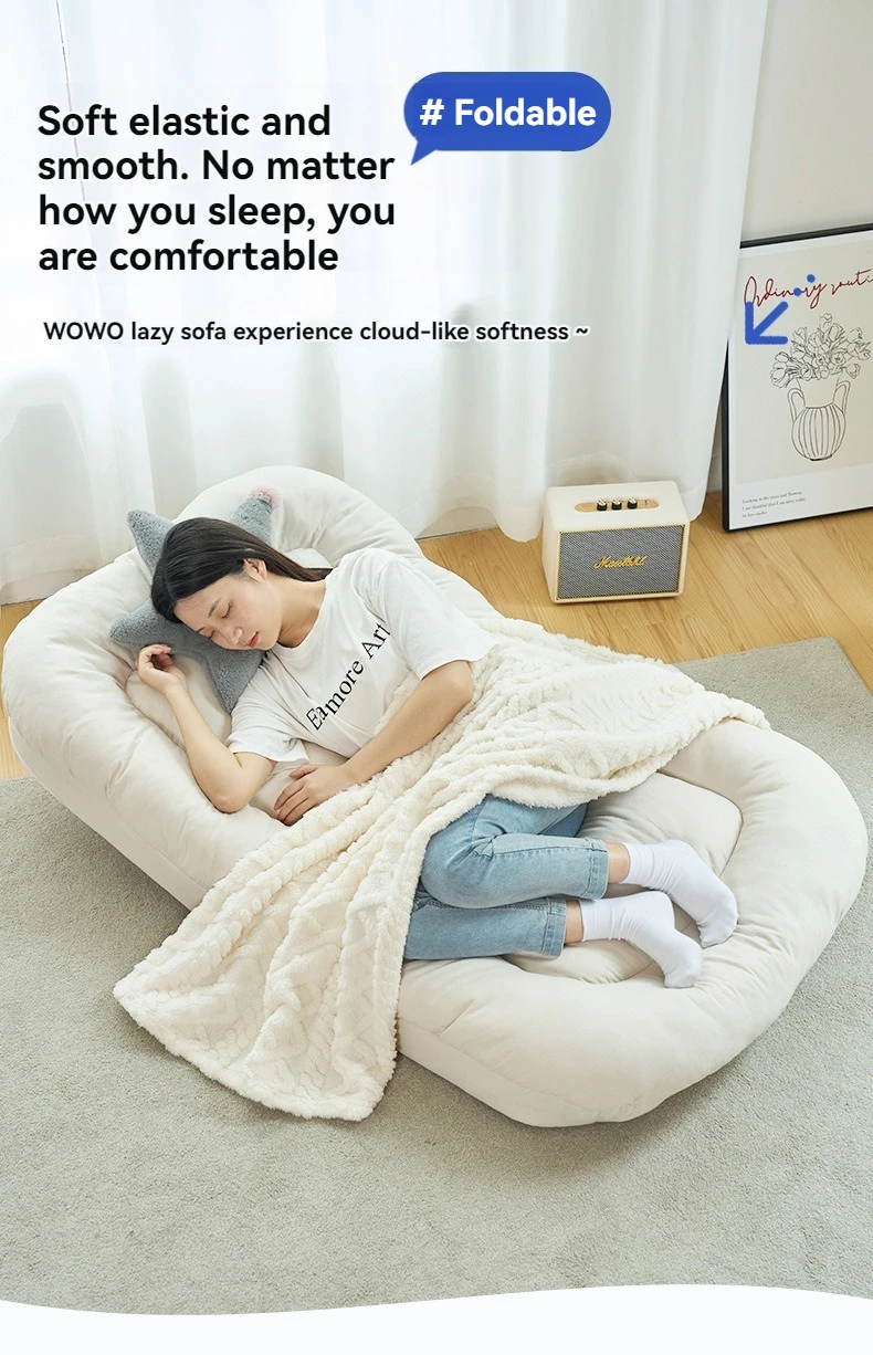 Description Picture 2 of itemLazy sofa folding multi level convenient leisure tatami bay window balcony bedroom internet famous folding chair sofa bed