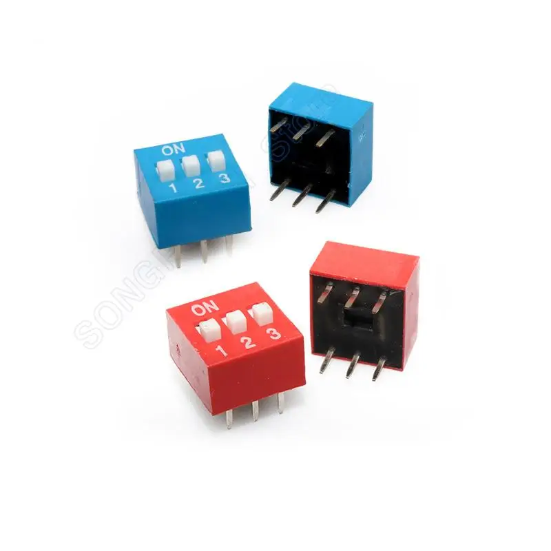 Slide Type Switch 100PCS 1 2 3 4 5 6 7 8 10 12 Bit 2.54mm