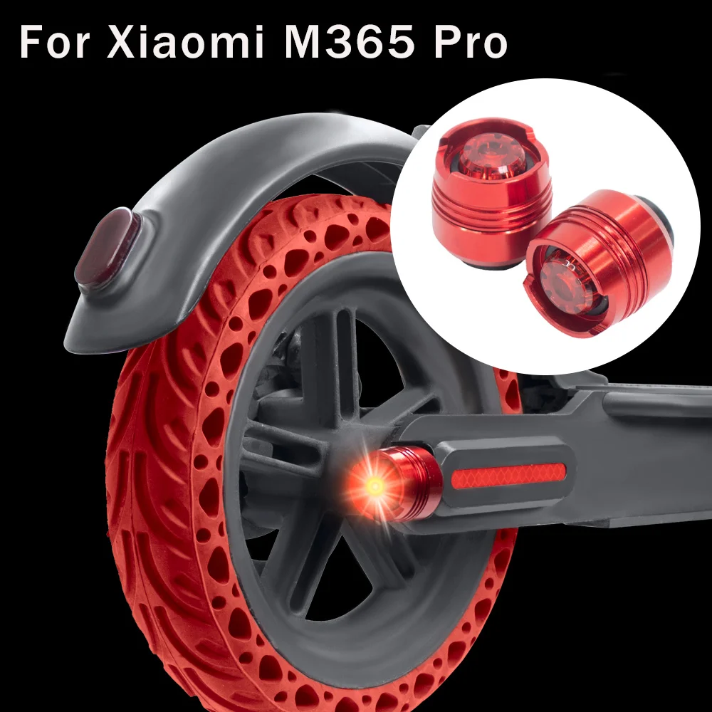 Elektro roller Rücklicht Hinterrad Warnleuchte Lampe für Xiaomi Pro M365 1s  E-Scooter Teil Modifikation LED Sicherheits leuchten - AliExpress