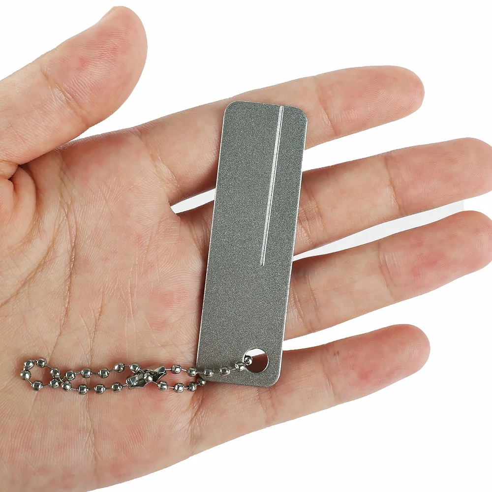 

1Pc Fishing Hook Sharpener Portable Diamond Stone Mini EDC Pocket Keychain Fish Hook Sharpen Tools Knife for Outdoor Accessories