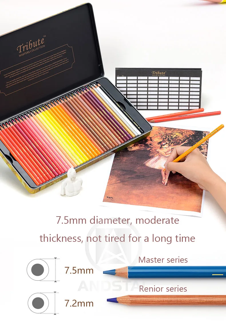 Marco Tribute 300 Colors Gift Box Colored Pencils Set Master Oil Limit –  AOOKMIYA