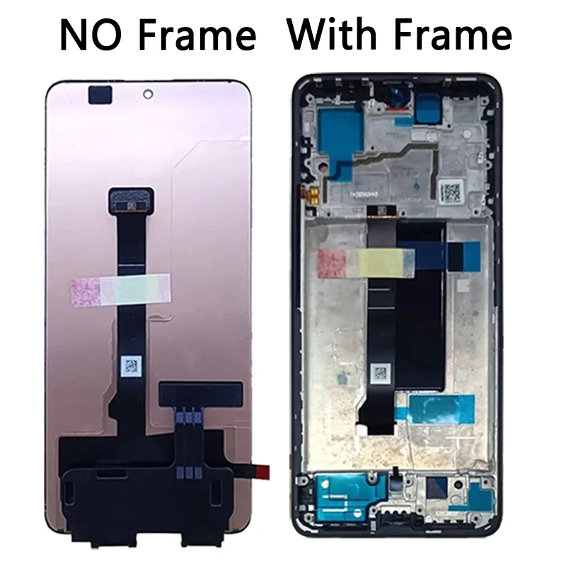 Touch Screen Digitizer Assembly, Impressão Digital, Painel, 6.67 