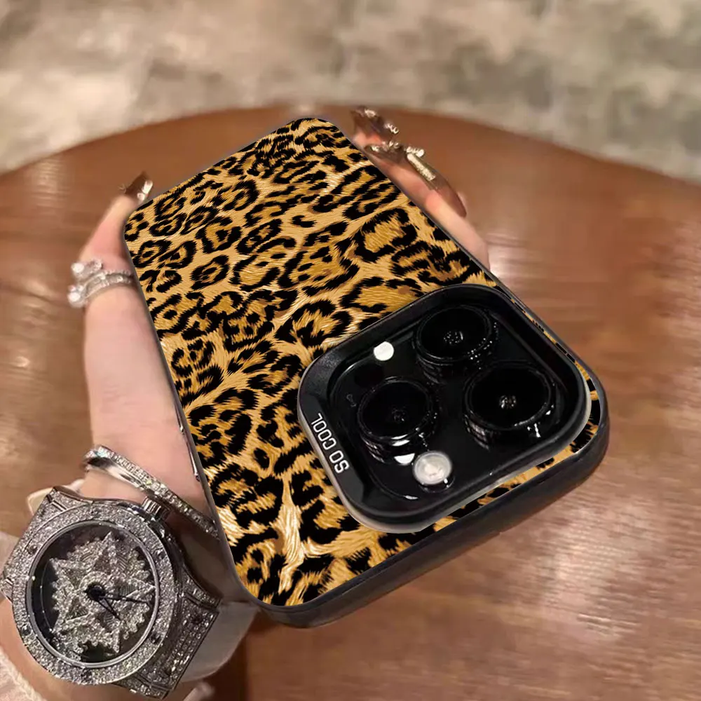 Luxury Leopard Print Shockproof Phone Case