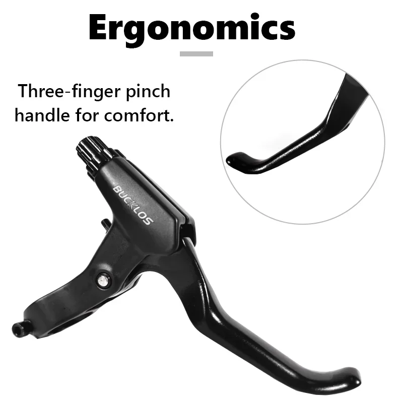 MTB Bicycle Front Rear Caliper Lever Rotors Set Line Pulling Mountain Road Bike