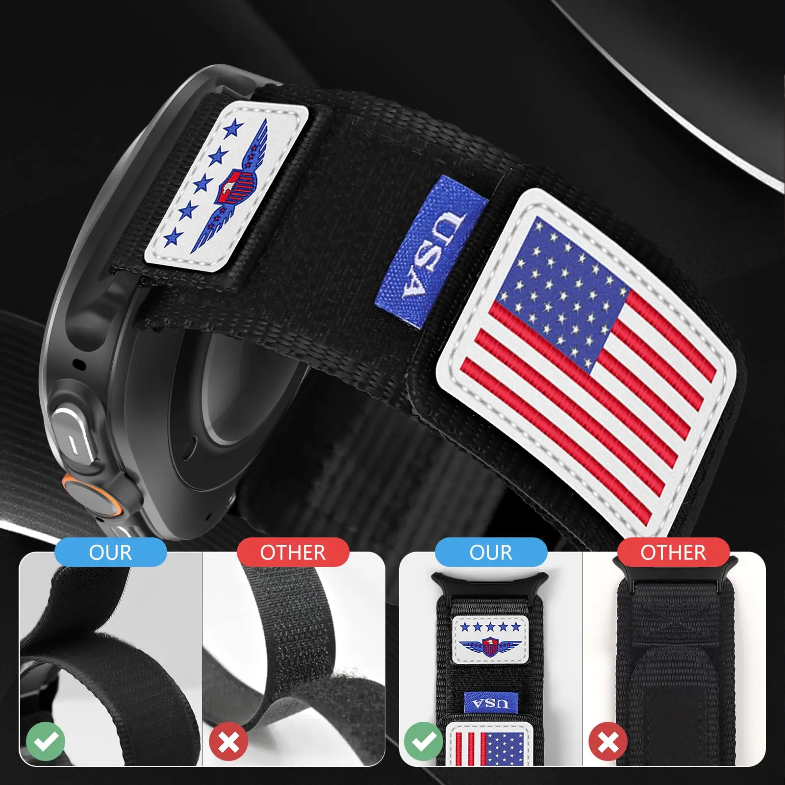 Sport Nylon Bracelet - Trail Loop Band for Galaxy Watch Ultra 47mm Series