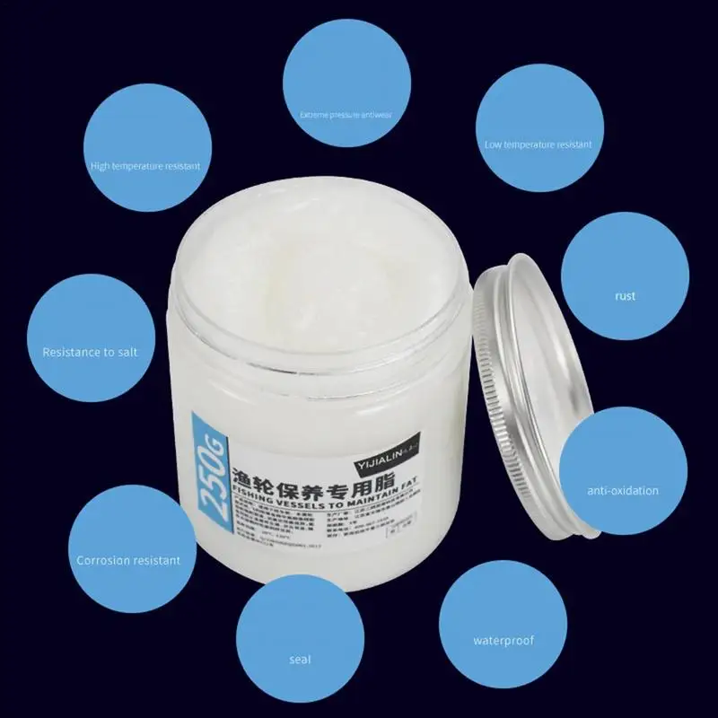 Fishing Reel Gear Grease Gear Lube For Fishing Tool 250g Care Accessories Rust-proof Drop Reel Lubrication Oil