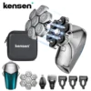 KENSEN 5 in 1 Electric Head Shaver Magnetic 7D Floating Blade Men's Grooming Kit Rechargeable Head Shaving Machine Beard Trimmer 1