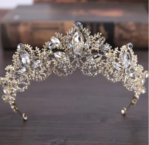 

Rock Crown New Fashion Crystal Wedding Ceremony Bride Luxury Headdress Crown Wedding Accessories Bride Accessories