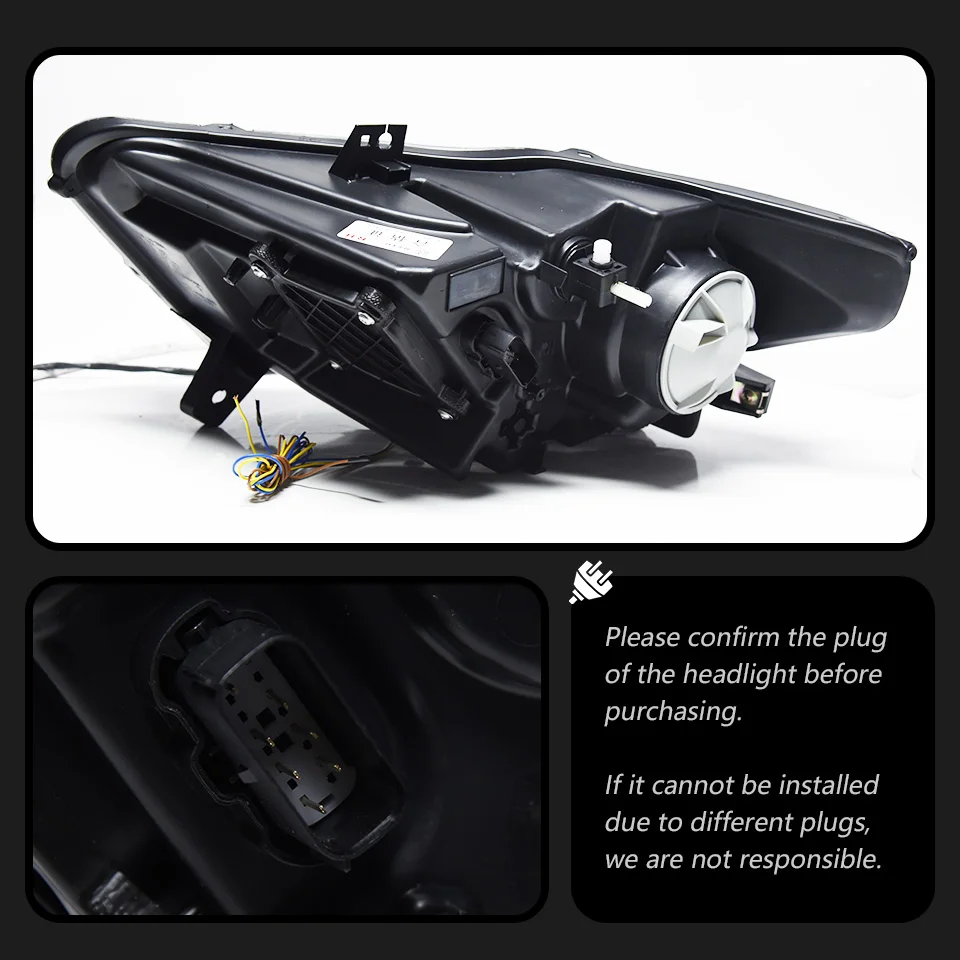 Car Lights for Ford Mustang LED Headlight 2015-2017 Mustang Head Lamp Drl Projector Lens Automotive Accessories