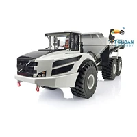 1/14 Metal 6*6 RC Articulated Truck RTR Hydraulic Remote Control Dumper Car Model Motor ESC Lights Toys THZH1289 2