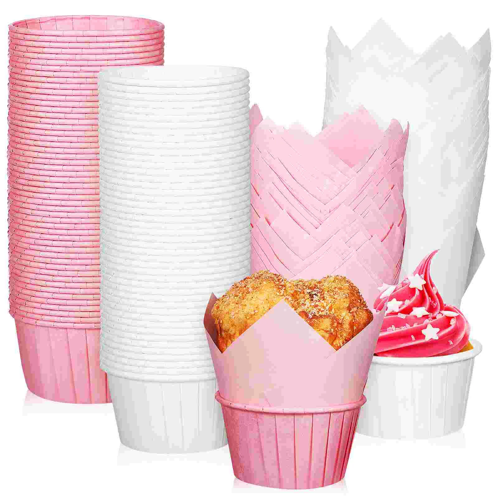 

200 Pcs Muffin Papers for Baking Cupcake Wrappers Liners Mini Holders Cups Wedding
