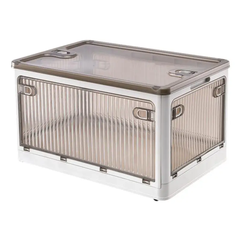 

Складные складные контейнеры для хранения с крышками, органайзер для багажника, утолщенная Пластиковая Складная Коробка для хранения