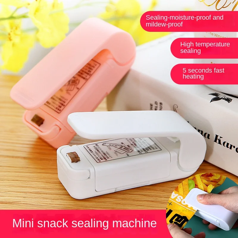 

Sealing Machine Portable snack Bag Package Storage Bag Mini Sealing Clip Machine Food Closure Package Sealer BagsKitchen Tool