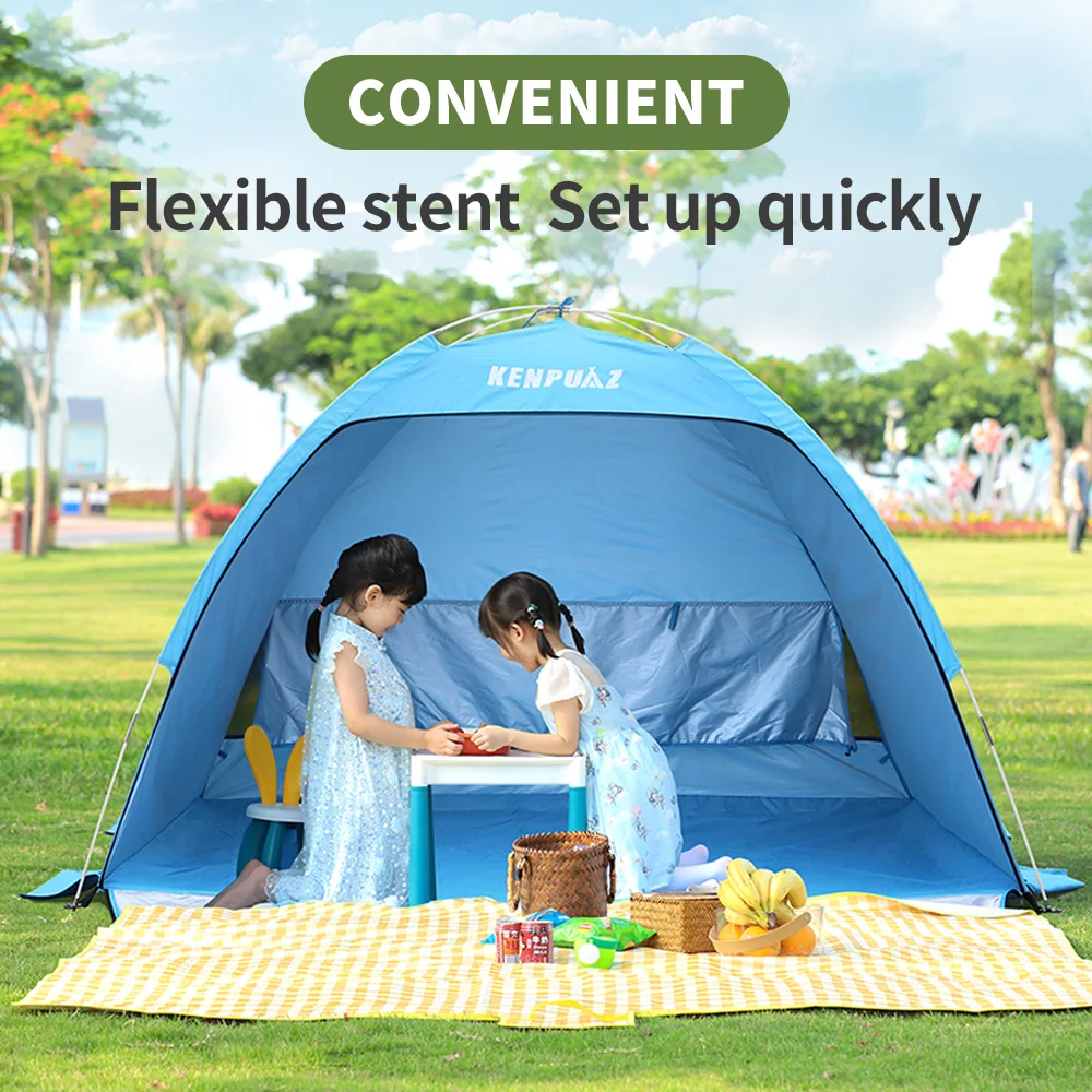Beach Kids Tents Portable Fully Flexible Set Quickly Family Easy Folding Outdoor Put Up Camping Waterproof toy tent beach tent children toy tent