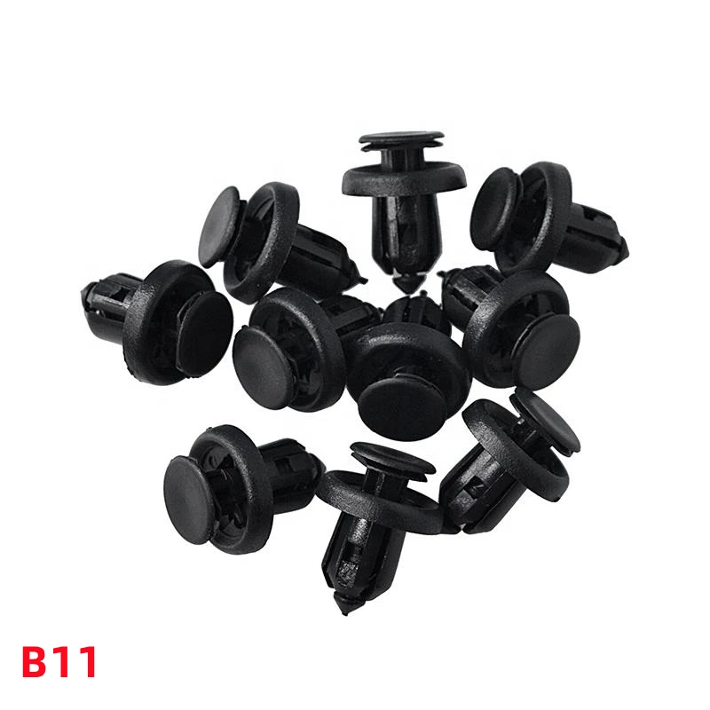 

100Pcs Automotive Push Type Car Clips Auto Plastic Clips And Fasteners B11