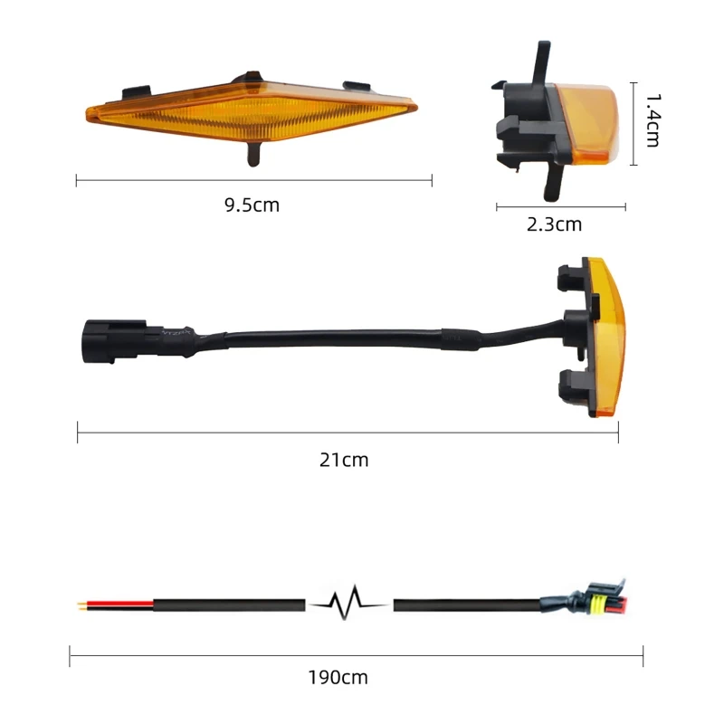 Toyota 4 Runner TRD Pro 2014-2019 �� 4pcs LED �ڵ��� ���� �׸� ���� ���� ����