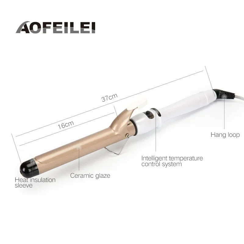 Hair Curler Hair Iron 19-38mm Ceramic Electric Hair Curlers 38mm Big Curl Curling Iron 19mm Hair Culers 25mm Curling Iron 32mm Crimper