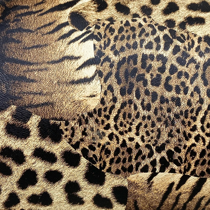 2023 New Leopard Print Large Capacity Cosmetic Bag Waterproof PU Leather Inner Box Detachable Travel Beauty Makeup Case