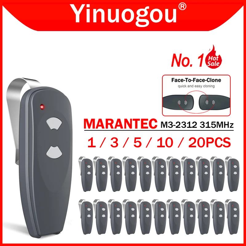MARANTECM32312M32312M32312GarageDoorRemoteControl315MHzClone